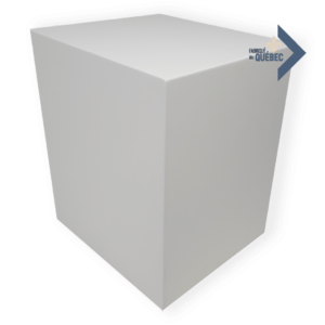 Urne funéraire en bois – Origine – Blanc