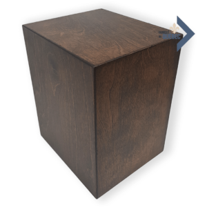 Urne funéraire en bois – Origine - Brun