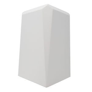Wooden funeral urn - Millennium - White