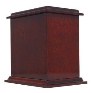 Wooden funeral urn - Wisdom - Mahogany