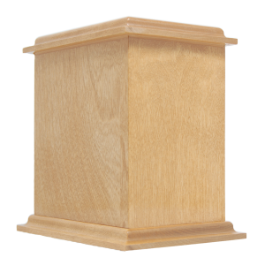 Wooden funeral urn - Wisdom - Natural