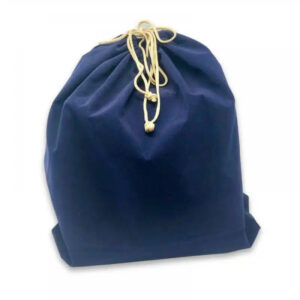 Classic blue velvet bag - Blue