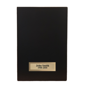 Plaquette aluminium doublé - Or / Or