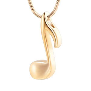 Pendentif Note de Musique - Or