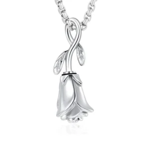 Pendentif Rose - Argent
