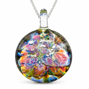 Pendentif funéraire - Cristal - Rond