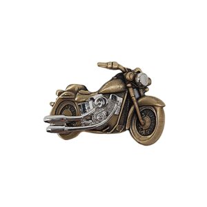 Appliqué en laiton – Moto prestige – Laiton antique