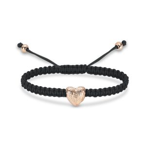 Bracelet funéraire - Coeur - Rose